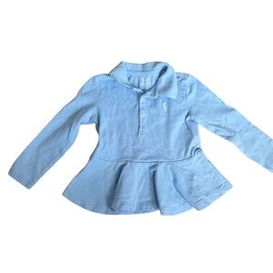 Ralph Lauren Polo Peplum Top 24 Months